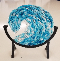 Fused Glass Wave